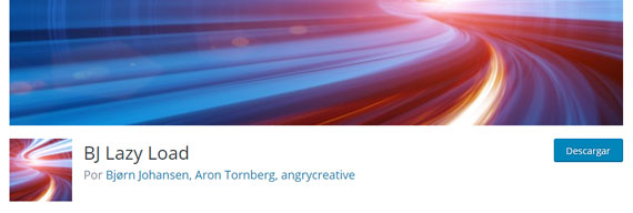 Plugin BJ Lazy Load para optimizar imágenes en WordPress