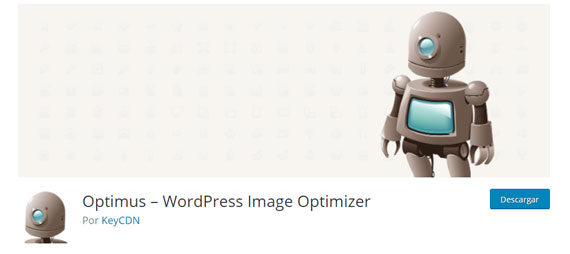 Plugin Optimus para optimizar imágenes en WordPress
