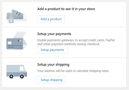 Ajustar configuración de tienda virtual Shopify
