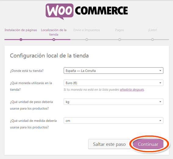Ajustar la localización de tu tienda en WooCommerce