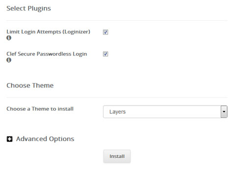 Instalar Plugin y Tema de WordPress por Softaculous