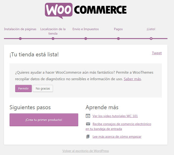 Publicar producto en tienda virtual con plugin WooCommerce en WordPress