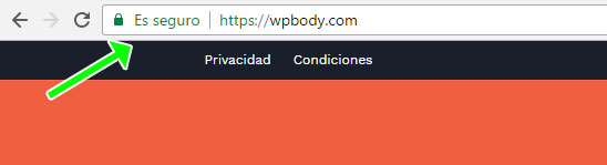 Soporte de protocolo seguro de HTTPS en WordPress
