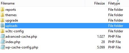 Subir imágenes en WordPress en carpeta uploads por FTP
