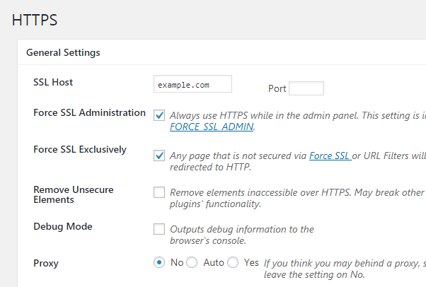 Configuración de Plugin WordPress HTTPS SSL para añadir HTTPS en páginas específicas