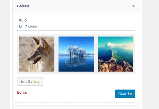 Versión WordPress 4.9 añade nuevo widget de galería
