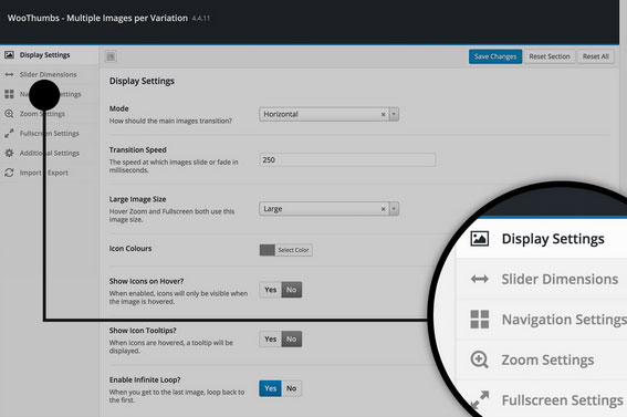 Plugin WooThumbs para hacer zoom y crear galerías de producto en WooCommerce