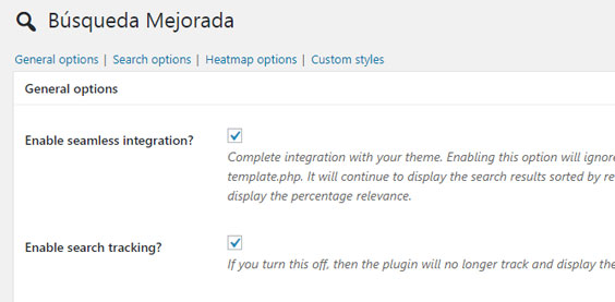 Configuración del plugin Better Search para optimizar el buscador interno de WordPress