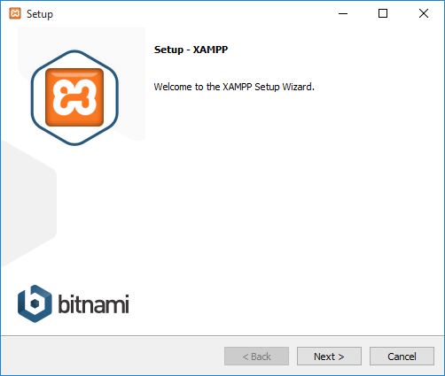 asistente de instalación de XAMPP