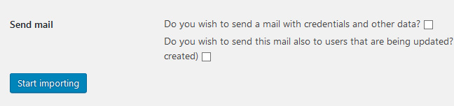 Enviar correo electrónico al importar usuarios en WordPress