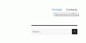 Mostrar atributo de título en menú principal de WordPress