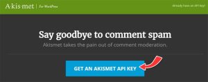 Obtener la clave API de Akismet para activar proteccion contra comentarios spam en WordPress