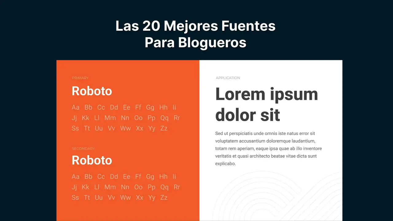 mejores fuentes para blogueros